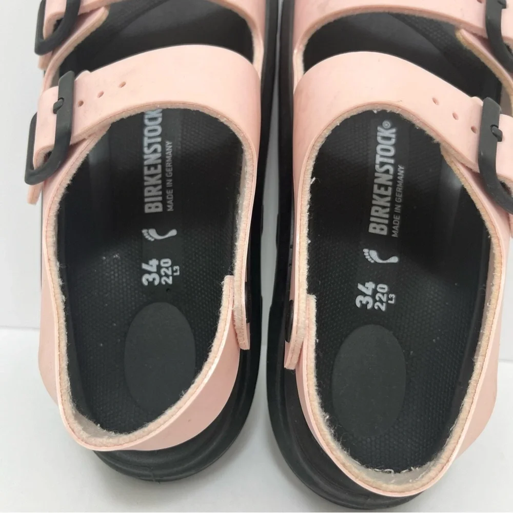 Birkenstock Big Kids Mogami Birko-Flor Stay-Put Closure Sandals 34/3-3.5